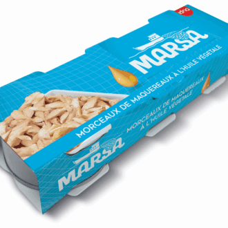 Marsa Morceaux de Maquereaux à L'huile Végétal